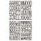 12 Pack: Black Large Font Alphabet Stickers by Recollections™